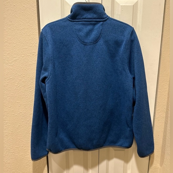 L.L.Bean Men’s Sweater Fleece Pullover Heather Blue Transitional Layer  ,size M - Picture 4 of 9